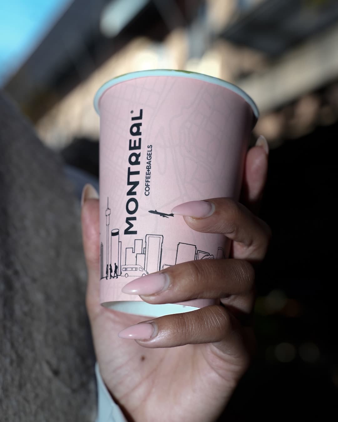 Elegant Coffee Our Story — brand collage by DNR Media